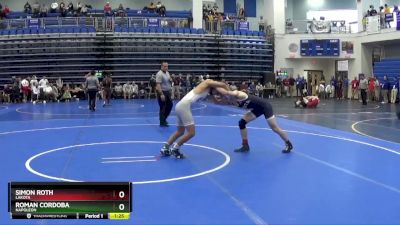 126 lbs Semifinal - Simon Roth, LAKOTA vs Roman Cordoba, NAPOLEON