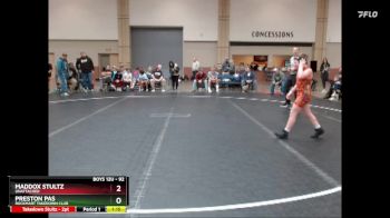 92 lbs Round 1 - Maddox Stultz, Unattached vs Preston Pas, Rockmart Takedown Club