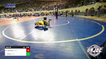 61 lbs Round Of 16 - Hunter Gardner, Duncan Demon Wrestling vs Leland Riley, Midwest City Bombers Youth Wrestling Club