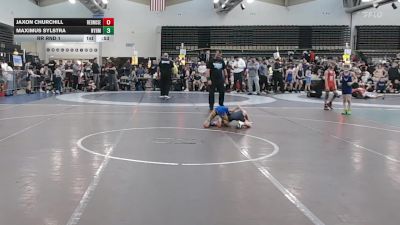 53 lbs Rr Rnd 1 - Jaxon Churchill, RedNose Wrestling School - ESC vs Maximus Sylstra, Hammers- ESC