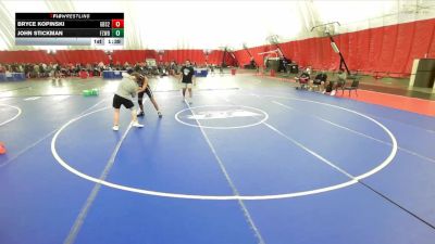 165 lbs Round 3 (8 Team) - Bryce Kopinski, Glenbrook South B vs John Stickman, FZ Wrestling Club B