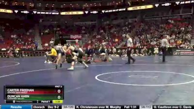 3A-132 lbs Quarterfinal - Carter Freeman, Waukee Northwest vs Duncan Harn, Pleasant Valley