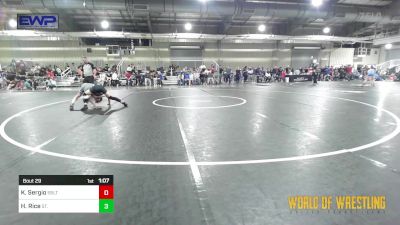 95 lbs Round Of 32 - Kaden Sergio, Sebolt Wrestling Academy vs Hogan Rice, St. Charles Wrestling