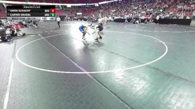 D3-175 lbs Cons. Round 1 - Carter Grassl, Auburndale vs Owen Schacht, Mishicot