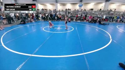 60 lbs Round 3 - Victoria Quiroz, Dead Shot Wrestling Club vs Kip Lucas, Amped Wrestling Club
