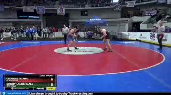 1 lbs Cons. Round 1 - Charles Adams, Montevallo vs Brody Lauderdale, Oak Grove