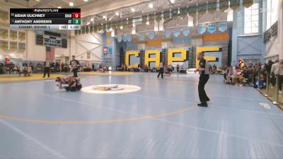 132 lbs Champ. Round 1 - Anthony Andrews, Sussex Tech H S vs Aidan Ulichney, Charter School Of Wilmington