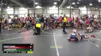 65 lbs Quarterfinals (8 Team) - Wyatt Crowe, American Gladiators-Red vs Cameron Ramp, Backyard Brawlers