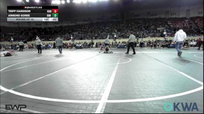96 lbs Round Of 16 - Tripp Hardison, Verdigris Youth Wrestling vs Armond Goree, Raw Wrestling Club