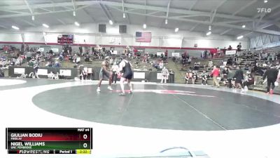 285 lbs Champ. Round 2 - Nigel Williams, UNC Pembroke vs Giulian Bodiu, Findlay