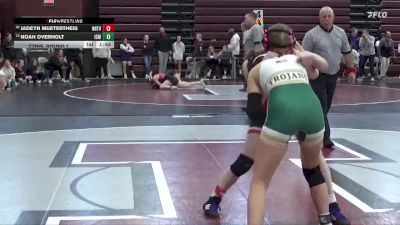 135 lbs Cons. Round 1 - Jadeyn Muetertheis, New Hampton/Turkey Valley vs Noah Overholt, Iowa City West