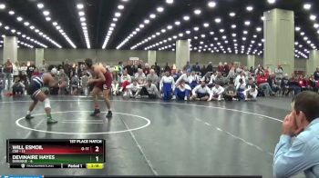 165 lbs Finals (8 Team) - Will Esmoil, Coe vs Devinaire Hayes, Dubuque