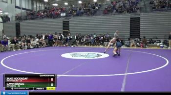 120 lbs Quarterfinals (8 Team) - Gavin Bragg, Cathedral vs Jake Hockaday, Brownsburg