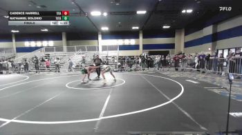 106 lbs Final - Cadence Harrell, Titan Mercury WC vs Nathaniel Solorio, Total Kaos WC