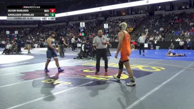 190 lbs Consi Of 16 #1 - Jacob Robledo, Wasco HS (CS) vs Akhilleus Ornelas, Bullard (CS)