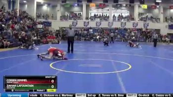106 lbs Semifinal - Corbin Kimmel, WAYNE TRACE vs Zavian LaFountain, WAUSEON