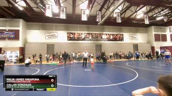 43 lbs Quarterfinal - Malik-James Vakapuna, Northside Wrestling Club vs Callan Gonzales, Sons Of Atlas Wrestling Club