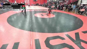 150 lbs Cons. Round 2 - Evan Curry, LOCKPORT (Twp) vs Mathias Rada, FREEPORT (HS)