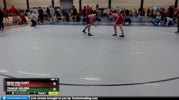 133 lbs Cons. Round 4 - Teague Holzer, Wisconsin-La Crosse vs Sean Van Sleet, UW-Eau Claire