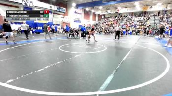 144 lbs Champ. Round 3 - Robert Ramirez, Pacifica (Oxnard) vs Dominic Andrini, Junipero Serra