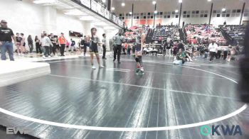 97 lbs Rr Rnd 1 - Emerson Rollings, Tulsa Blue T Panthers vs Mia Candelaria, Tulsa Blue T Panthers