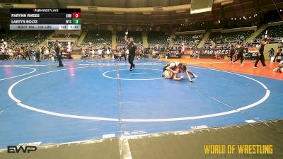 105 lbs 3rd Place - Farynn Rhees, Greater Heights Wrestling vs Laetyn Boltz, WTC