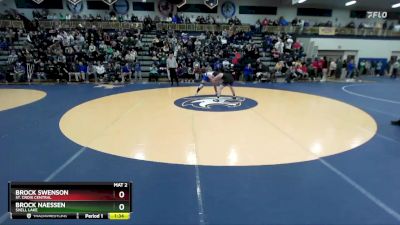 190 lbs Semifinal - Brock Swenson, St. Croix Central vs Brock Naessen, Shell Lake