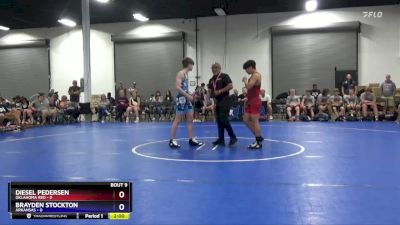 119 lbs Round 3 (6 Team) - Diesel Pedersen, Oklahoma Red vs Brayden Stockton, Arkansas