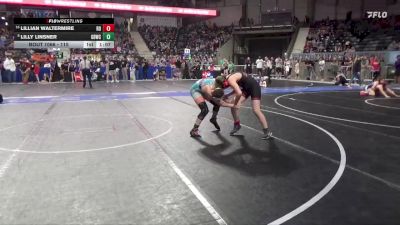 115 lbs Cons. Round 2 - Lillian Waltermire, Red Devil vs Lilly Linsner, Great Bend Wrestling Club