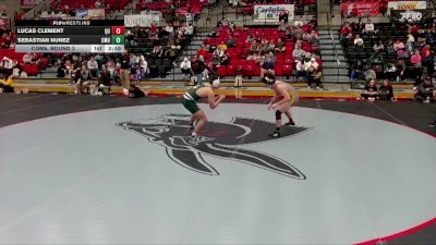165 lbs Cons. Round 3 - Lucas Clement, Quincy vs Sebastian Nunez, Central Methodist
