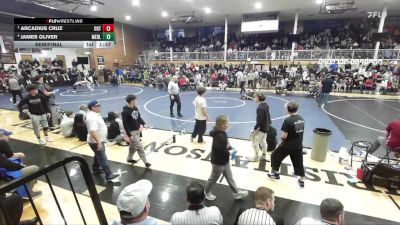 120 lbs Semifinal - Arcadius Cruz, Orting vs James Oliver, Medical Lake