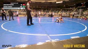 66 lbs 2nd Place - Adalynn Porter, Willard Youth Wrestling vs Quinn Cannici, Cordoba Trained