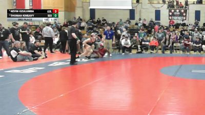 175 lbs 3rd Place - Kevin Ozulumba, Ashland vs Thomas Kineavy, Woburn