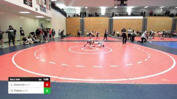 100 lbs Quarterfinal - Luke Solomon, South Georgia Athletic Club vs Dathan Flakes, Georgia