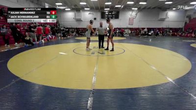 192 lbs Cons. Round 2 - Jack Schwabenland, Granada vs Julian Hernandez, Tennyson