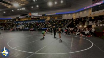 190 lbs Champ. Round 1 - Zoe Hamilton, Bettendorf vs Gabriella Smith, Northbrook (Glenbrook North)