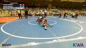 52 lbs Rr Rnd 1 - Sailor Roberts, Wesley Wrestling Club vs Eliasz Esparza, Best Trained