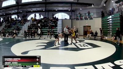 120 lbs Cons. Round 5 - Henry Jones, Benedictine College Prep vs Kamren Griffin, St. Frances Academy
