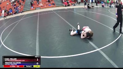 67 lbs Round 1 - Cael Miller, Millard South Wrestling Club vs Tristan Allison, The Best Wrestler