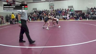 126 lbs 1st Place Match - Huston Hookom, Independence vs Teagan Raber, Starmont
