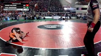 6A 98 lbs Quarterfinal - Bodee Williams, Meridian vs Saul Benzinger, Post Falls