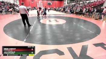 285 lbs Cons. Round 4 - Ian Portillo, Plainfield (SOUTH) vs Brok Carolfi, MARSHFIELD, WI