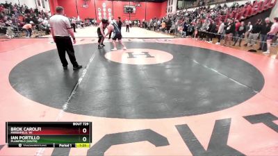 285 lbs Cons. Round 4 - Ian Portillo, Plainfield (SOUTH) vs Brok Carolfi, MARSHFIELD, WI