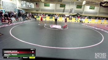 124 lbs Quarterfinal - Caoimhe Doyle, Dickinson Wrestling Club vs Bristol Prado, Chadron