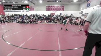 190 lbs 3rd Place - Braden McKenzie, Monmouth Richmond Winthrop vs Tim Brunk, Bonny Eagle