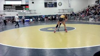 110 lbs Quarterfinal - Johawna Bass, Roosevelt vs Chloe Warren, Liberty