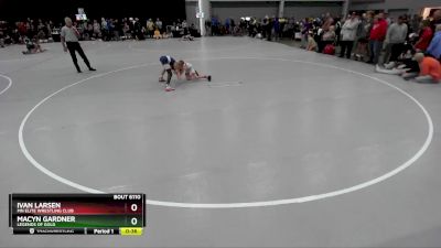 88 lbs Champ. Round 2 - Ivan Larsen, MN Elite Wrestling Club vs Macyn Gardner, Legends Of Gold