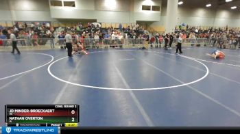 126 lbs Cons. Round 2 - Jd Minder-Broeckaert, WI vs Nathan Overton, IA