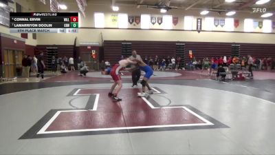 JV-33 lbs 5th Place Match - Connal Ervin, Williamsburg vs Lamarriyon Doolin, Cedar Rapids Washington