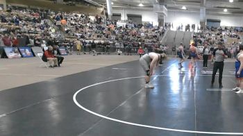 A 285 lbs Champ. Round 1 - Tyson Click, Samuel Everett School Of Innovation vs Spencer Crigger, Volunteer High School